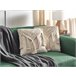 Beliani Almofada decorativa BEDADI Bege