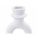Beliani Candelabro SPARTA Branco/ Bege