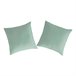 2 Frondas para almofada 100% algodão CASUAL 80x80 Verde