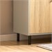 Armário para lavatório de encastrar com 2 portas BZR133-NG SoBuy Cinza