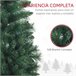 Árvore de Natal Plástico, metal HOMCOM, casa - natal Verde