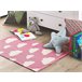 Beliani Alfombra para niños GWALIJAR 60x90 Beliani Alfombra para niños GWALIJAR 60x90 Rosa