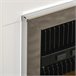 Lareira Elétrica Aço, Vidro Temperado, MDF HOMCOM Branco