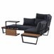 Set de jardim CORNER cor antracite Antracite