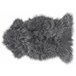Beliani Shaggy (pelos longos) MUNGO 53x88 Cinza