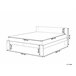 Beliani Cama com estrado Pinho ROYAN 147x207 Branco