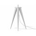 Beliani Candeeiro de mesa STILETTO Branco
