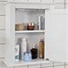 Armário de casa de banho de parede com porta FRG203-DG SoBuy 10 Branco