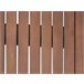 Beliani Mesa extensível CESANA 100x180 Castanho