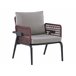 Beliani Conjunto lounge SCIACCA Cinza
