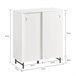 Aparador de entrada com 2 portas de correr FSB62-W SoBuy Branco