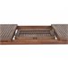Beliani Mesa extensível CESANA 100x180 Castanho