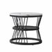 Mesa de centro, mesa de apoio, mesa de canto 70x45 Branco