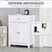 Armário Casa de Banho MDF kleankin, casa - casa de banho 60 Branco