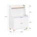 Organizador de brinquedos para estante infantil SoBuy KMB84-W Branco