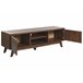 Beliani Mesa de TV PRESCOT 140 Castanho