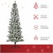 Árvore de Natal PVC e Aço HOMCOM, casa - natal Multicor