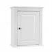 Armário de casa de banho de parede com porta FRG203-DG SoBuy 10 Branco