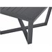Beliani Conjunto lounge VIZZINI Cinza Escuro