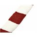 Beliani Almofada decorativa CANDY CANE Branco/ Vermelho