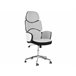 Beliani Silla de oficina SPLENDID Cinza Claro