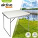 Mesa dobrável para campismo Aktive branco Branco