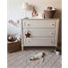 Beliani Pelos curtos ELLEK 160x230 Branco/ Bege