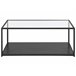 Beliani Mesa de jantar MARAMO 50x100 Preto