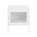 Beliani Mesinha de cabeceira OSSETT 45 Branco