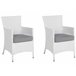 Beliani Cadeira de jardim ITALY Branco