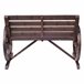 Banco de Jardim Madeira de Abeto Outsunny 105x56 Castanho