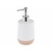 Beliani Conjunto de acessórios de banho LEBU Branco
