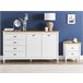 Beliani Aparador SHILLINGTON 150 Branco