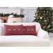Beliani Almofada decorativa MOCHI Vermelho