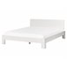 Beliani Cama com estrado Pinho ROYAN 167x207 Branco