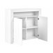 Beliani Aparador MDF COVINA Branco
