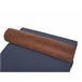 Beliani Chaise longue Pele sintética, Linho sintético MALMOS Azul