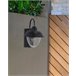Beliani Iluminação de parede para exterior BANKA Preto