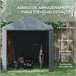 Abrigo para Ferramentas Aço Galvanizado, Tecido PE Outsunny Cinza