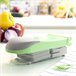 Cortador de Verduras, Ralador e Mandolina com Receitas e Acessórios 7 em 1 Cinza