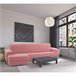 Cobertura para chaise longue com braço esquerdo curto NIAGARA Rosa Talco