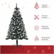 Árvore de Natal PVC e Aço HOMCOM, casa - natal Verde