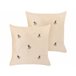 Beliani Almofada decorativa TALINUM 45x45 Bege
