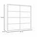 Roupeiro RICCIANO portas deslizantes 230x215cm carvalho Carvalho
