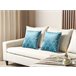 Beliani Almofada decorativa ALYSSUM 45x45 Azul