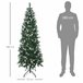 Árvore de Natal Artificial PVC HOMCOM, casa - natal Verde