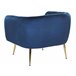 Beliani Sillón LACONIA Azul