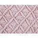 Beliani Almofada decorativa YANIKLAR Rosa Talco