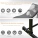 2 espreguiçadeiras dobráveis Aluminum, Texteline Outsunny Cinza