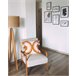 Beliani Almofada decorativa LABLAB Bege